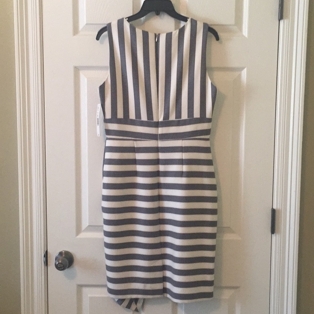 NWT Antonio Melani blue and white striped dress - Picture 3 of 6